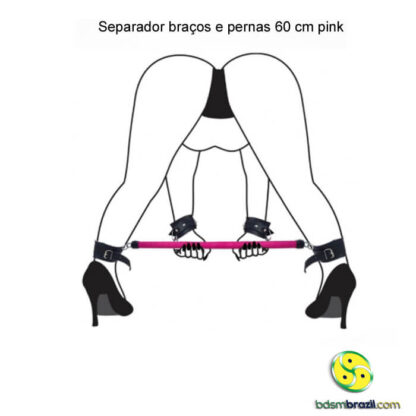 Separador braços e pernas 60 cm pink - Image 2