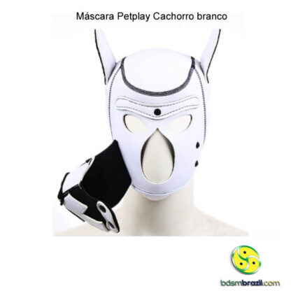 Máscara Petplay Cachorro branco - Image 4