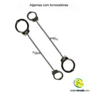 Algemas com tornozeleiras