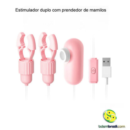 Estimulador duplo com prendedor de mamilos - Image 2