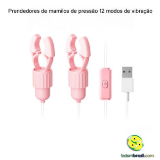 Prendedores de mamilos de pressão 12 modos de vibração