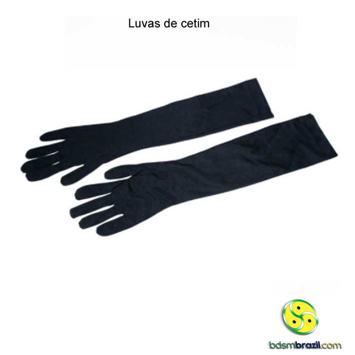 Luvas de cetim - Imagem 4