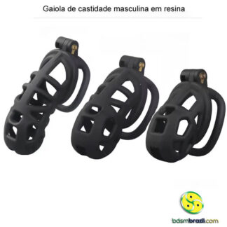 Gaiola de castidade masculina em resina