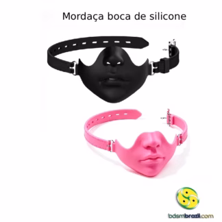 Mordaça boca de silicone